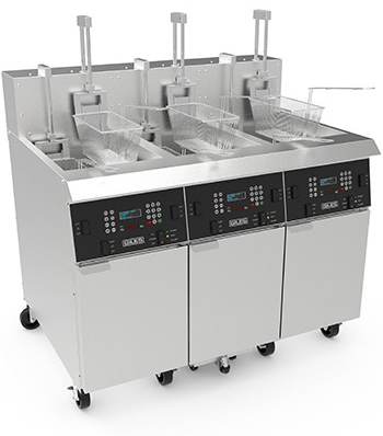 Giles Electric Deep Fryer With Filter System And Auto Lift GEF-720- 208v 3  Phase